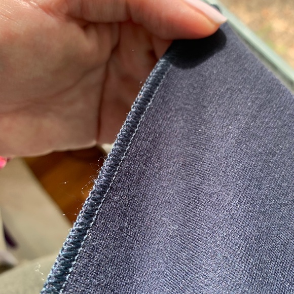 Navy Blue Banana Republic Pencil Skirt - Picture 5 of 5